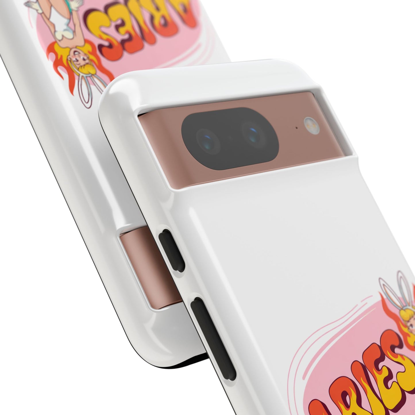 “ARIES” Cute Bunny Phone Case, Tough Phone Cover, Retro Style Case