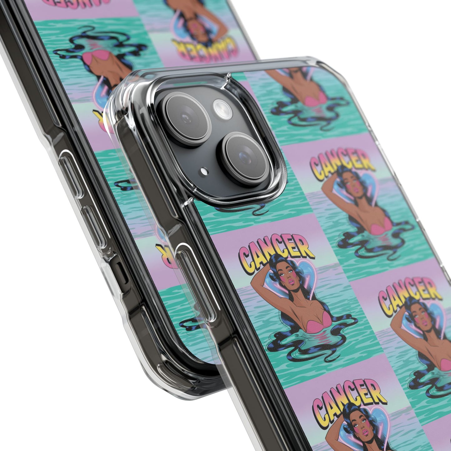 Cancer Zodiac MagSafe Clear Phone Case, Astrology Gift