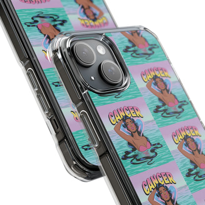 Cancer Zodiac MagSafe Clear Phone Case, Astrology Gift