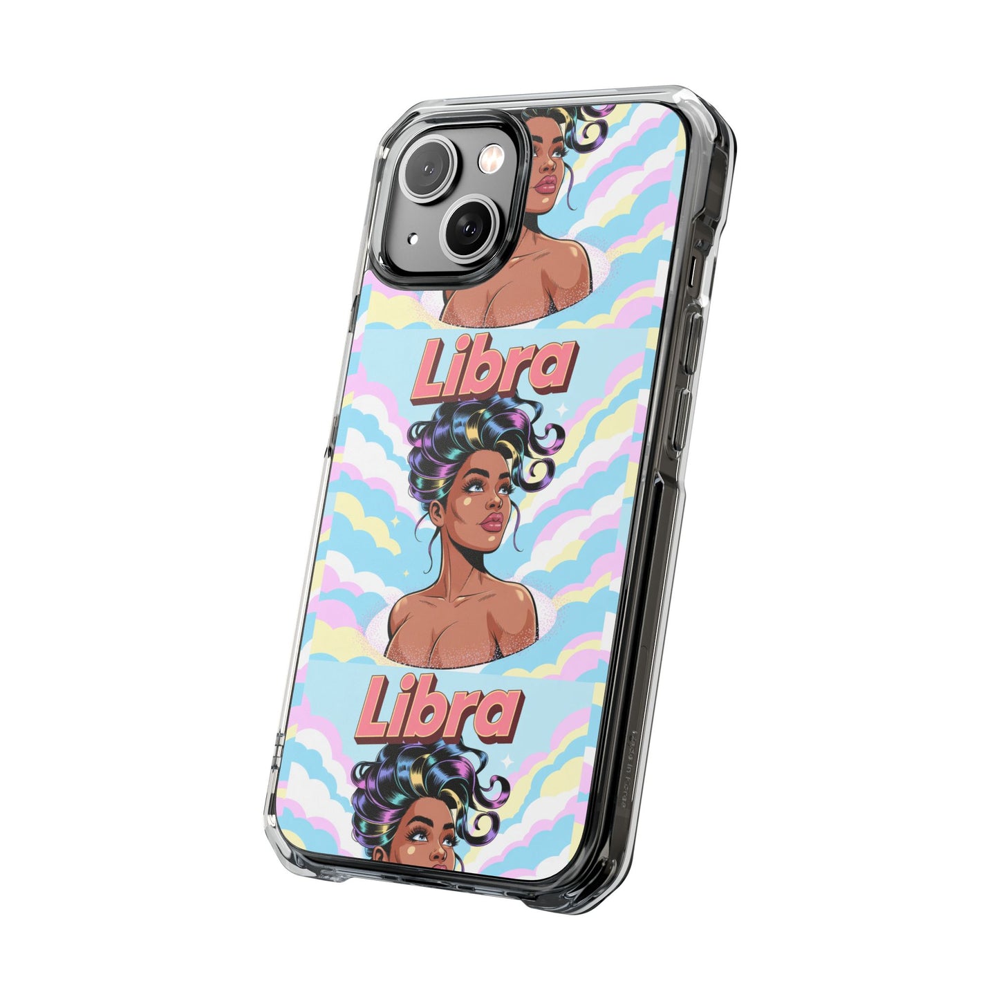 Libra Zodiac Clear MagSafe Phone Case