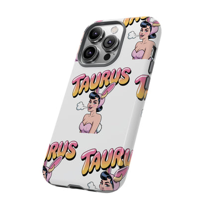 Stylish “Taurus” Phone Case, Cartoon Design