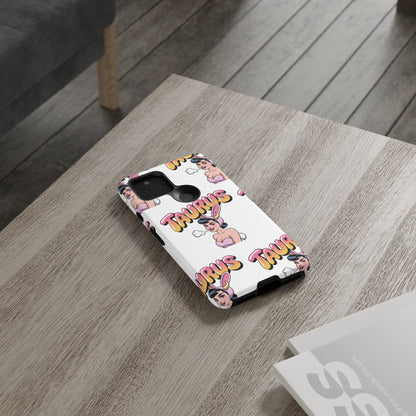 Stylish “Taurus” Phone Case, Cartoon Design