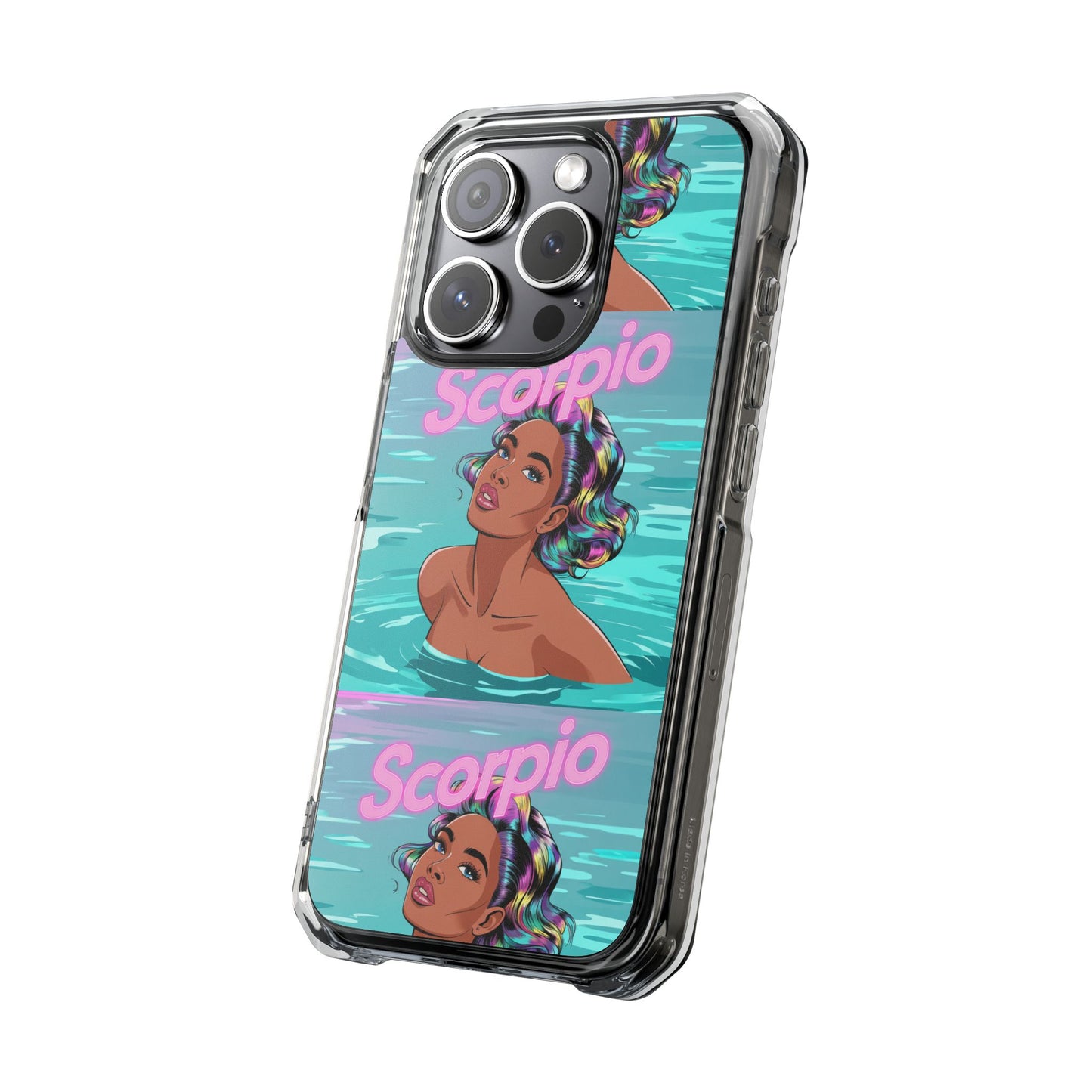 Scorpio Zodiac Clear MagSafe Phone Cases, Horoscope Cases