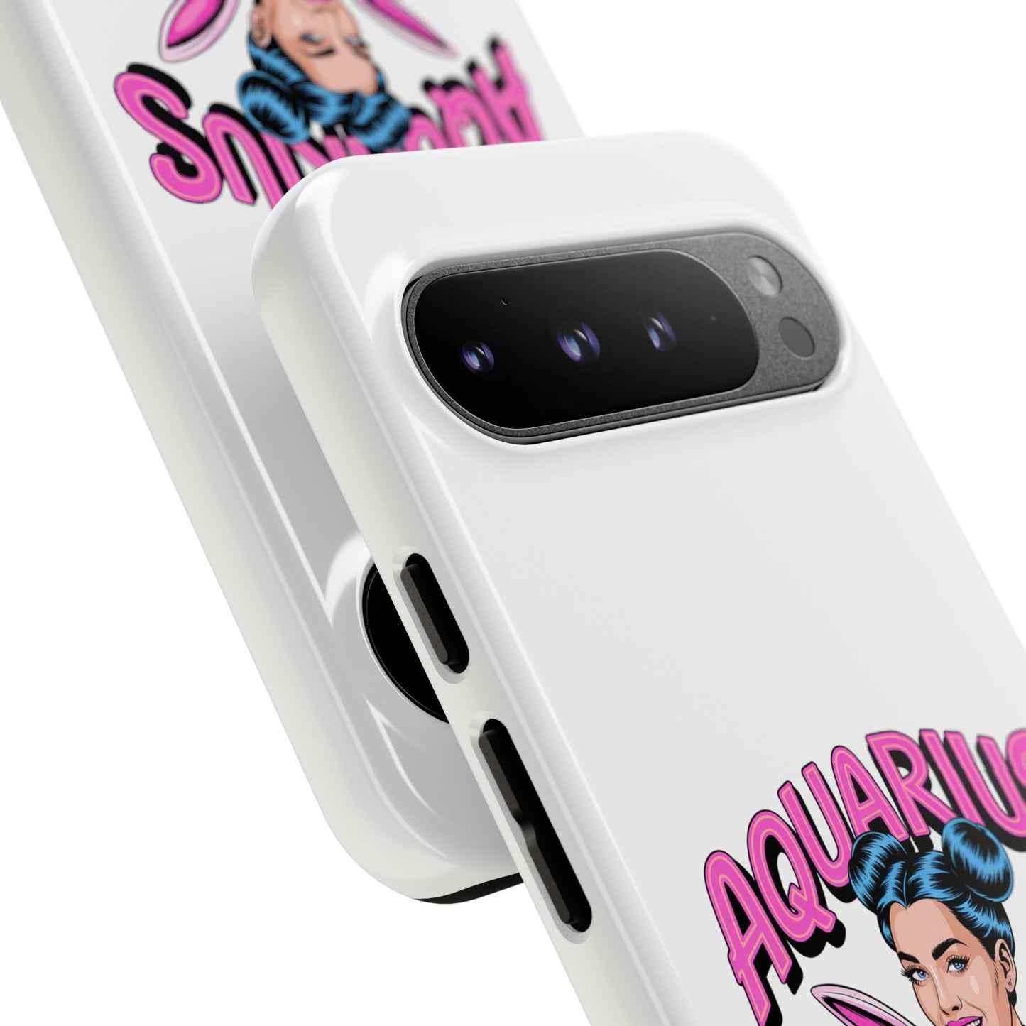 “AQUARIUS” Phone Case with Retro Look