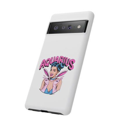 “AQUARIUS” Phone Case with Retro Look