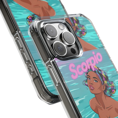 Scorpio Zodiac Clear MagSafe Phone Cases, Horoscope Cases