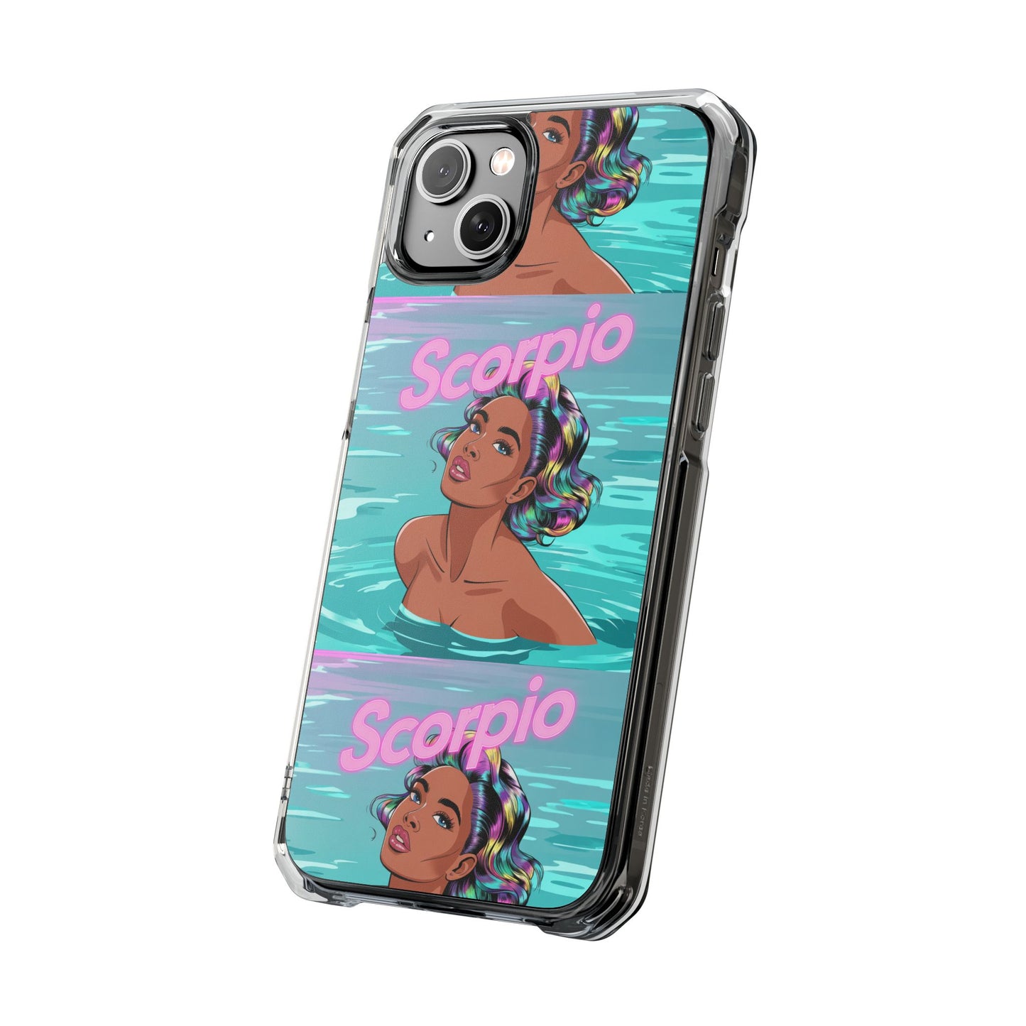 Scorpio Zodiac Clear MagSafe Phone Cases, Horoscope Cases