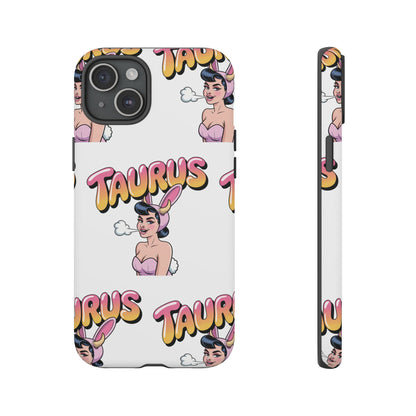 Stylish “Taurus” Phone Case, Cartoon Design