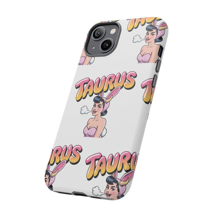 Stylish “Taurus” Phone Case, Cartoon Design