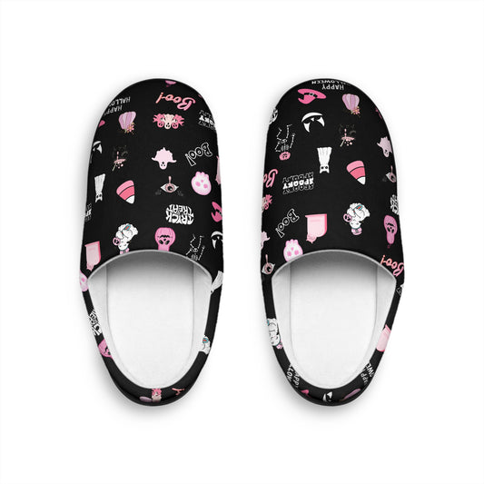 Women's Halloween Indoor Slippers - Cozy Footwear for Home