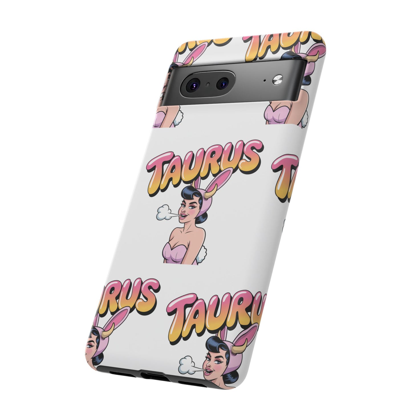 Stylish “Taurus” Phone Case, Cartoon Design