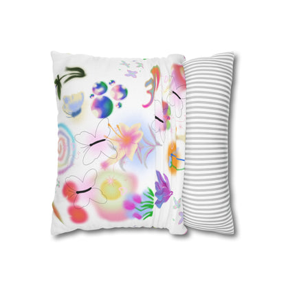 The Butterfly Pillowcase, Decorative Floral Pillow Cover