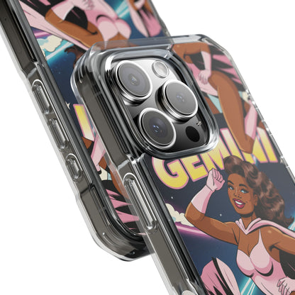 Gemini Zodiac MagSafe Clear Impact Case