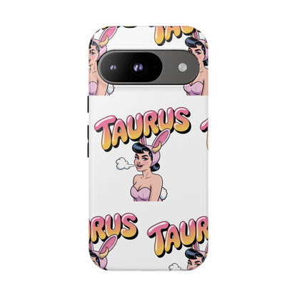 Stylish “Taurus” Phone Case, Cartoon Design