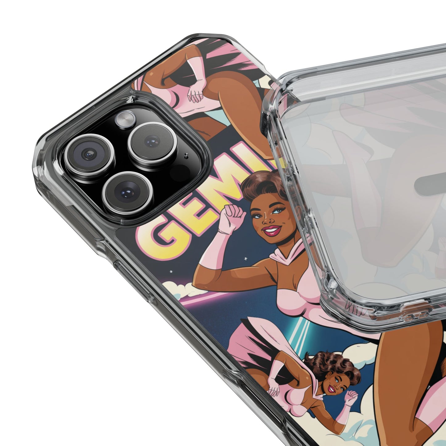 Gemini Zodiac MagSafe Clear Impact Case