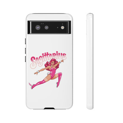 “Sagittarius” phone case Pink Dollar Bill Woman Bunny Costume