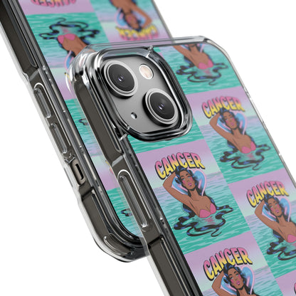 Cancer Zodiac MagSafe Clear Phone Case, Astrology Gift