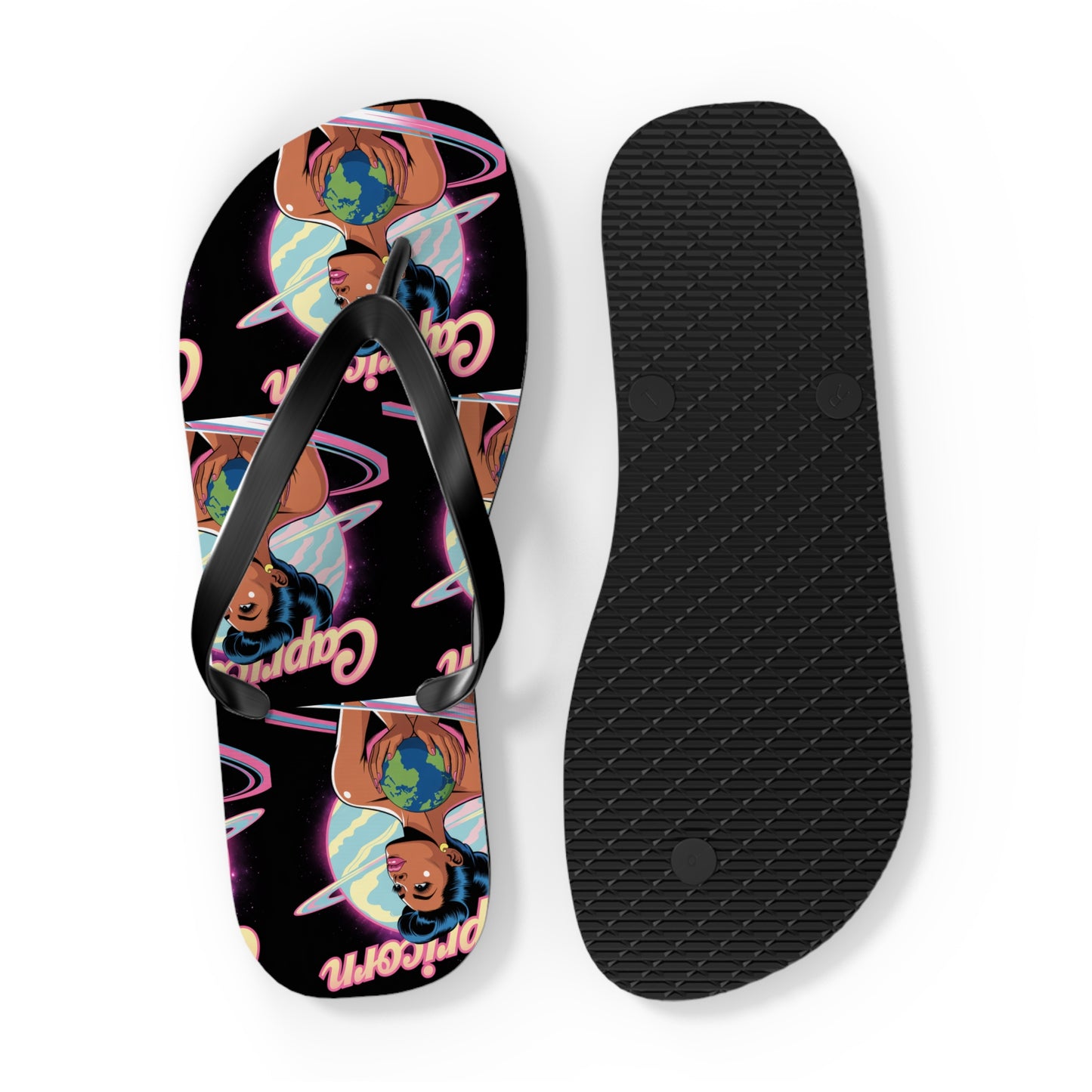 ‘CAPRICORN’ Flip Flops, Zodiac Sandals