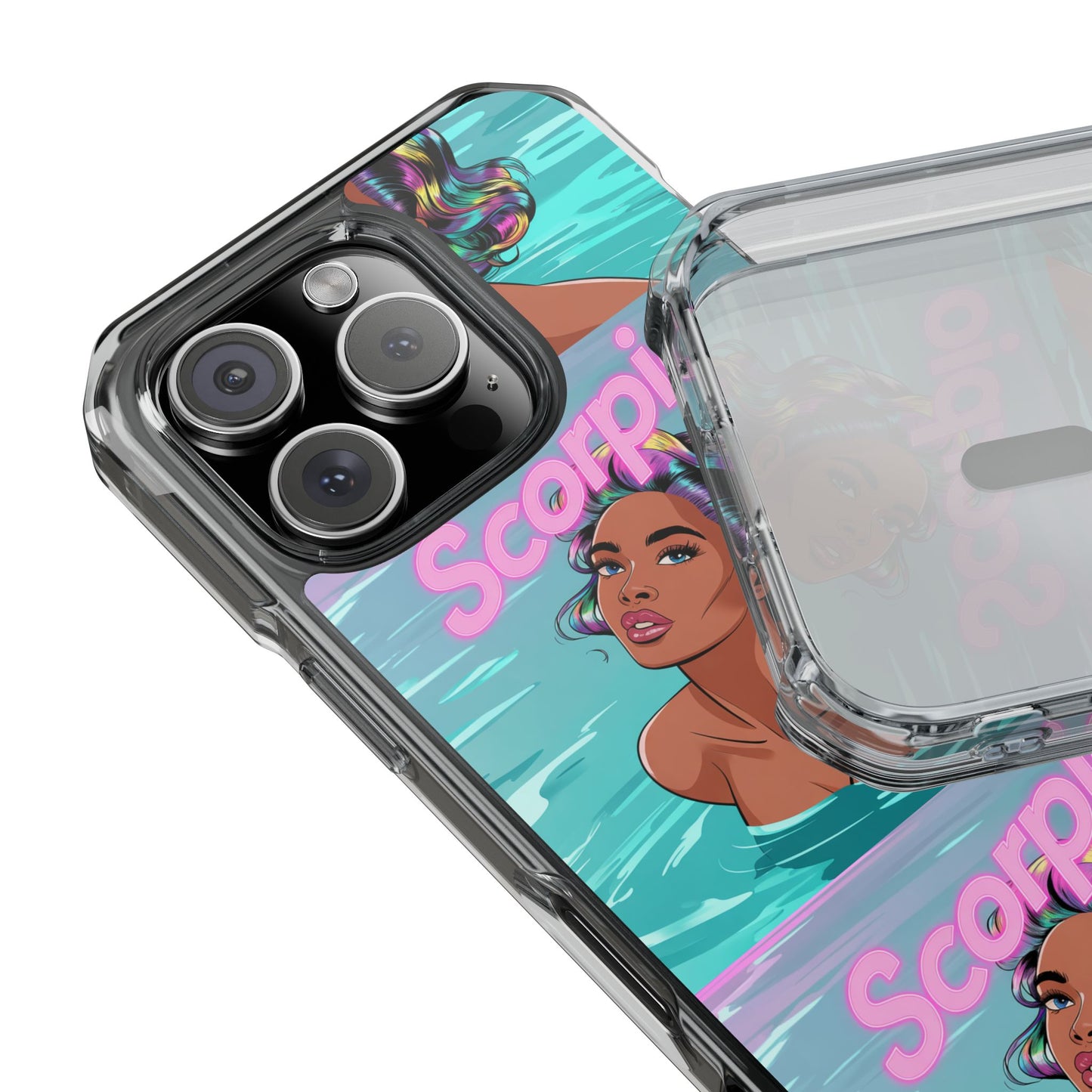 Scorpio Zodiac Clear MagSafe Phone Cases, Horoscope Cases