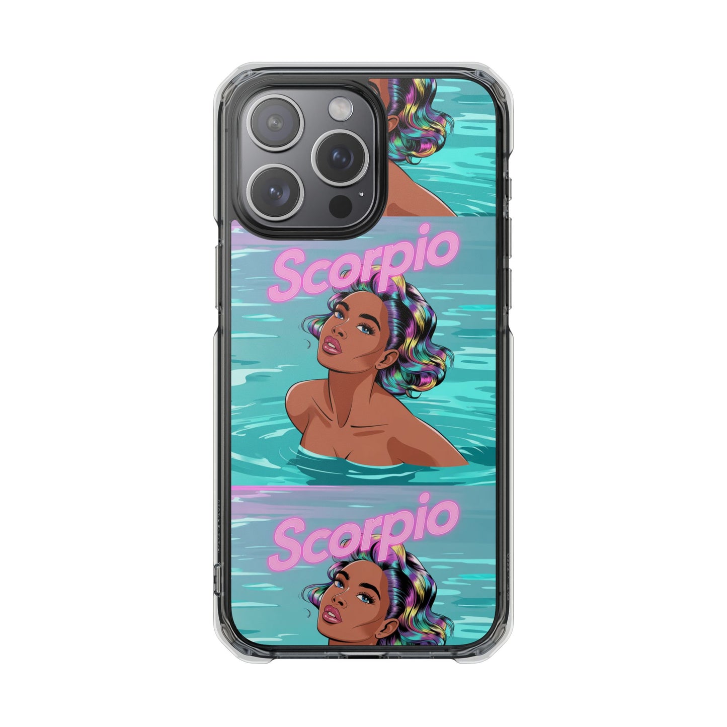 Scorpio Zodiac Clear MagSafe Phone Cases, Horoscope Cases