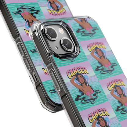 Cancer Zodiac MagSafe Clear Phone Case, Astrology Gift