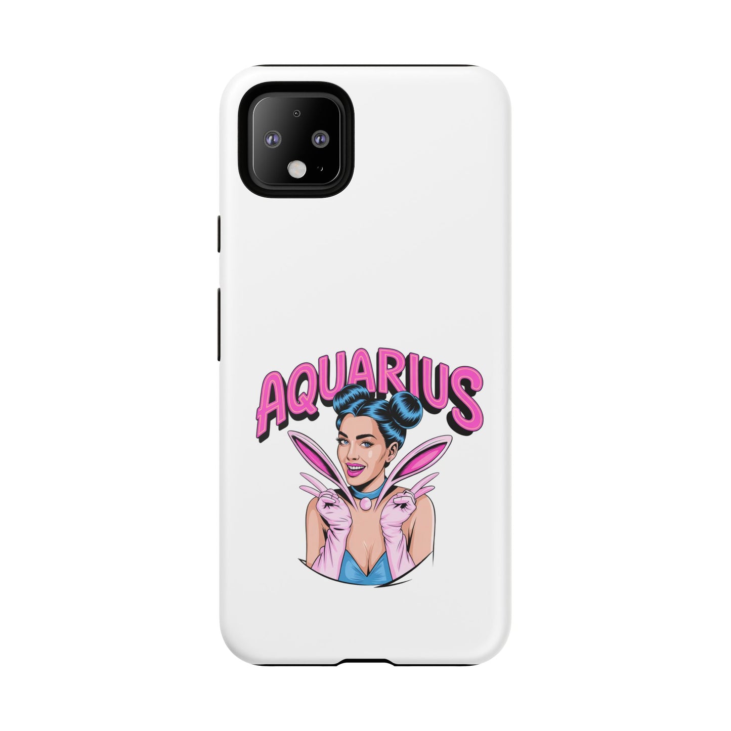“AQUARIUS” Phone Case with Retro Look