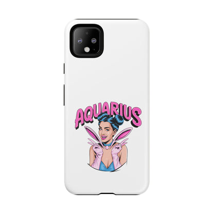 “AQUARIUS” Phone Case with Retro Look