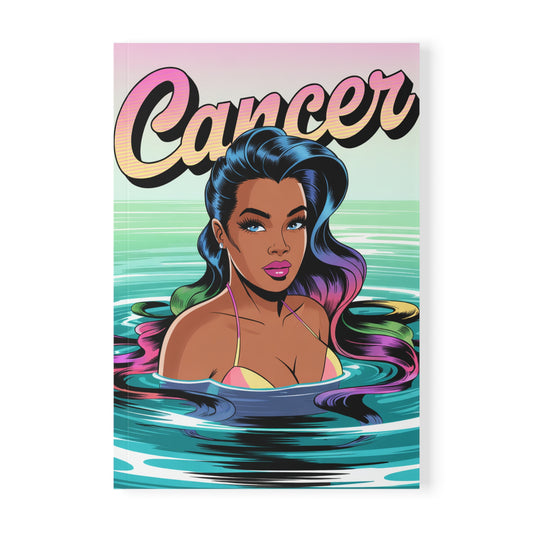 Water Sign 🧜🏻‍♀️ Cancer Zodiac Softcover Notebook