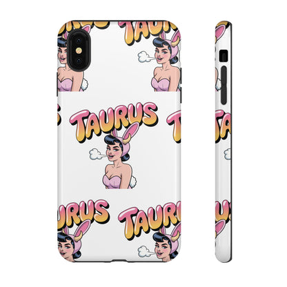Stylish “Taurus” Phone Case, Cartoon Design