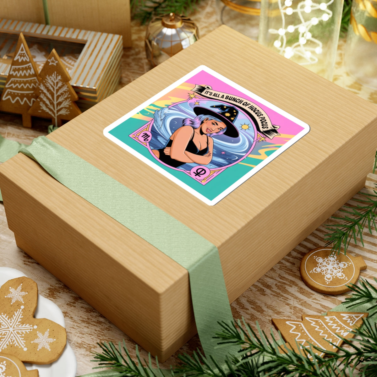 Magic Enchanting Witchy Stickers, Hocus Pocus design