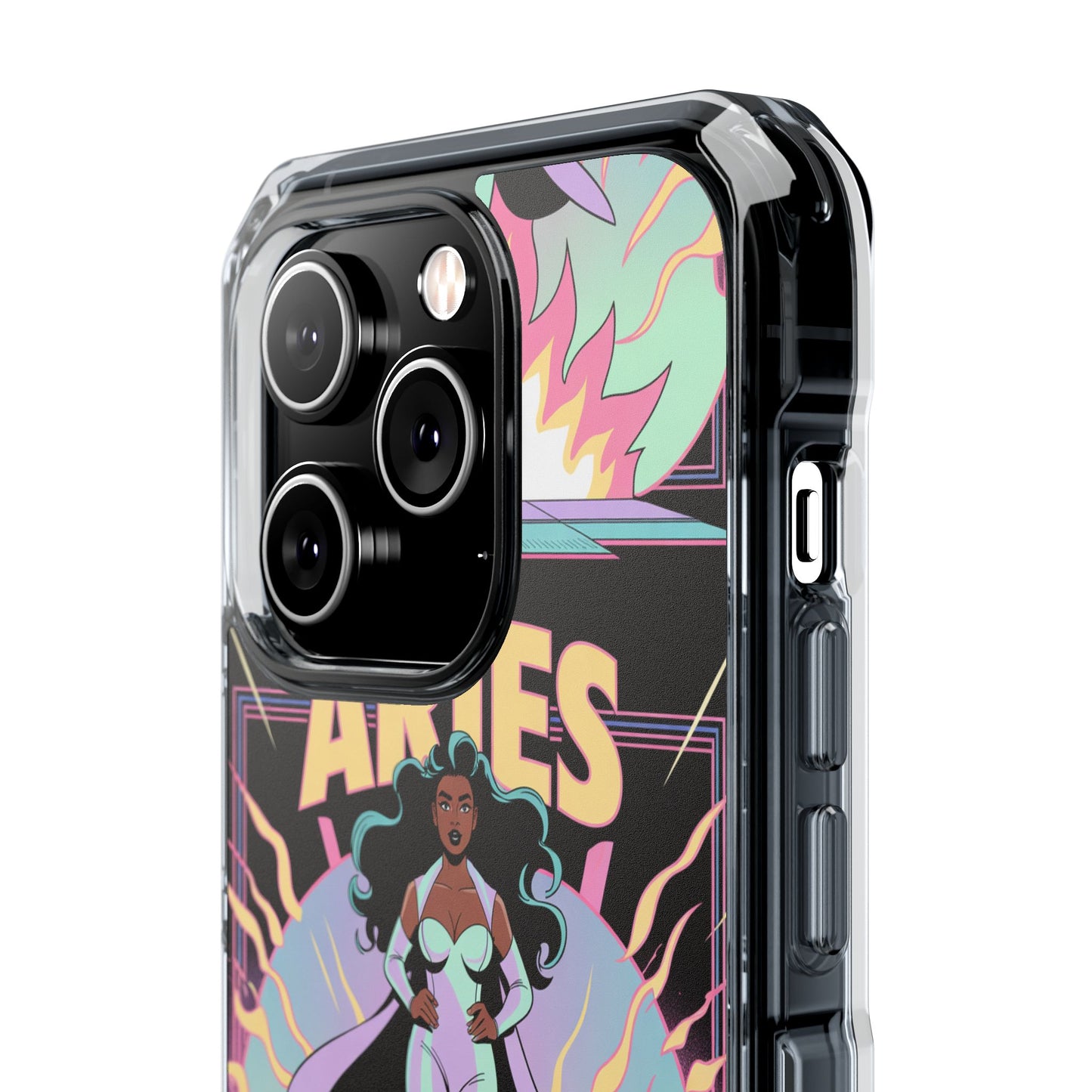 Aries MagSafe Phone Case, Clear Impact Case for Astrology Lovers