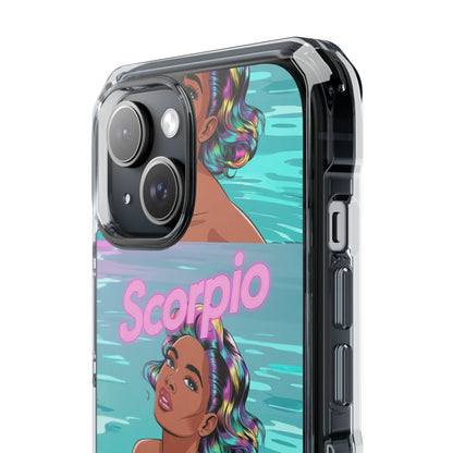 Scorpio Zodiac Clear MagSafe Phone Cases, Horoscope Cases