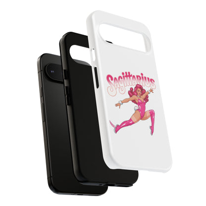“Sagittarius” phone case Pink Dollar Bill Woman Bunny Costume