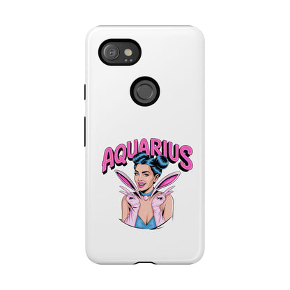 “AQUARIUS” Phone Case with Retro Look