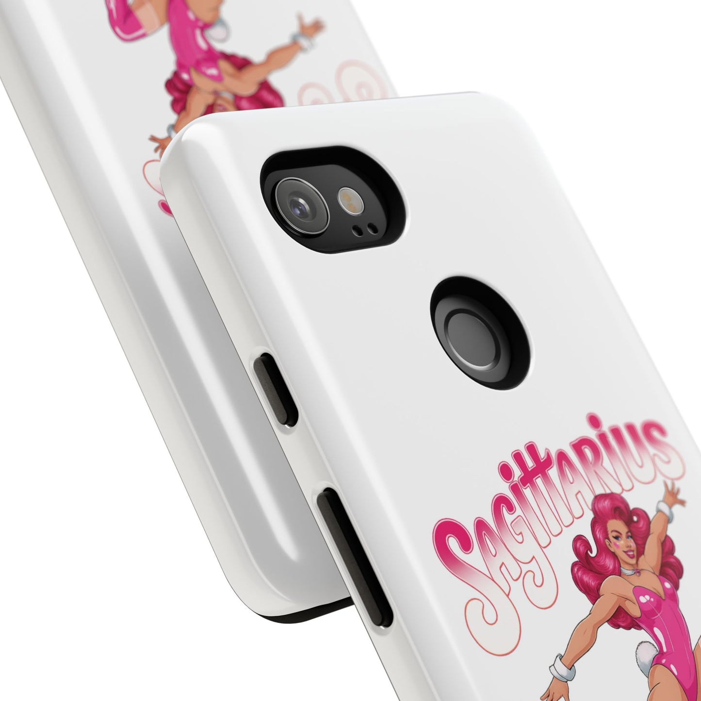 “Sagittarius” phone case Pink Dollar Bill Woman Bunny Costume