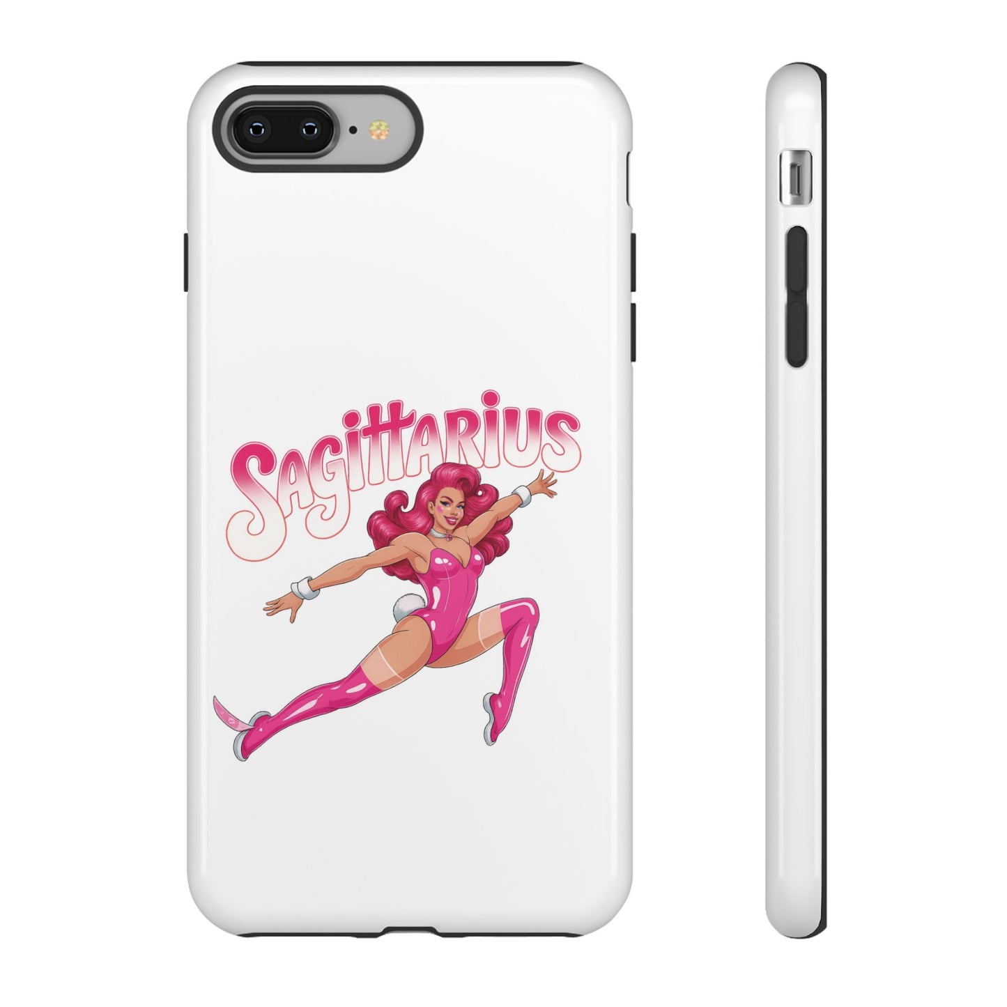 “Sagittarius” phone case Pink Dollar Bill Woman Bunny Costume