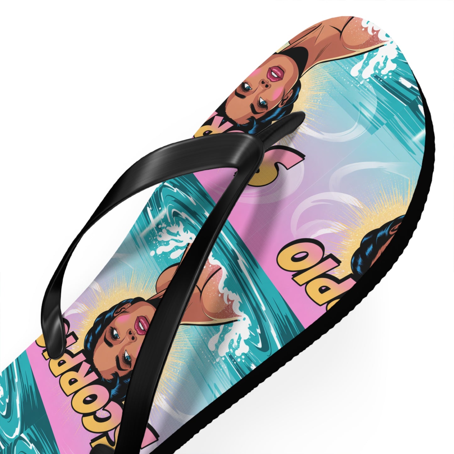 ‘Scorpio’ Zodiac Flops | Fun Beach Sandals, Astrology Gifts