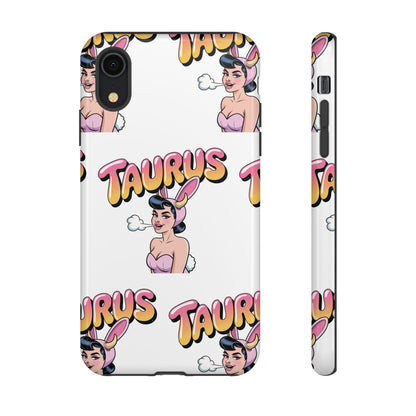 Stylish “Taurus” Phone Case, Cartoon Design