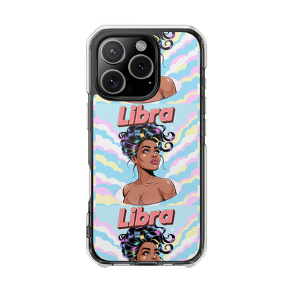 Libra Zodiac Clear MagSafe Phone Case