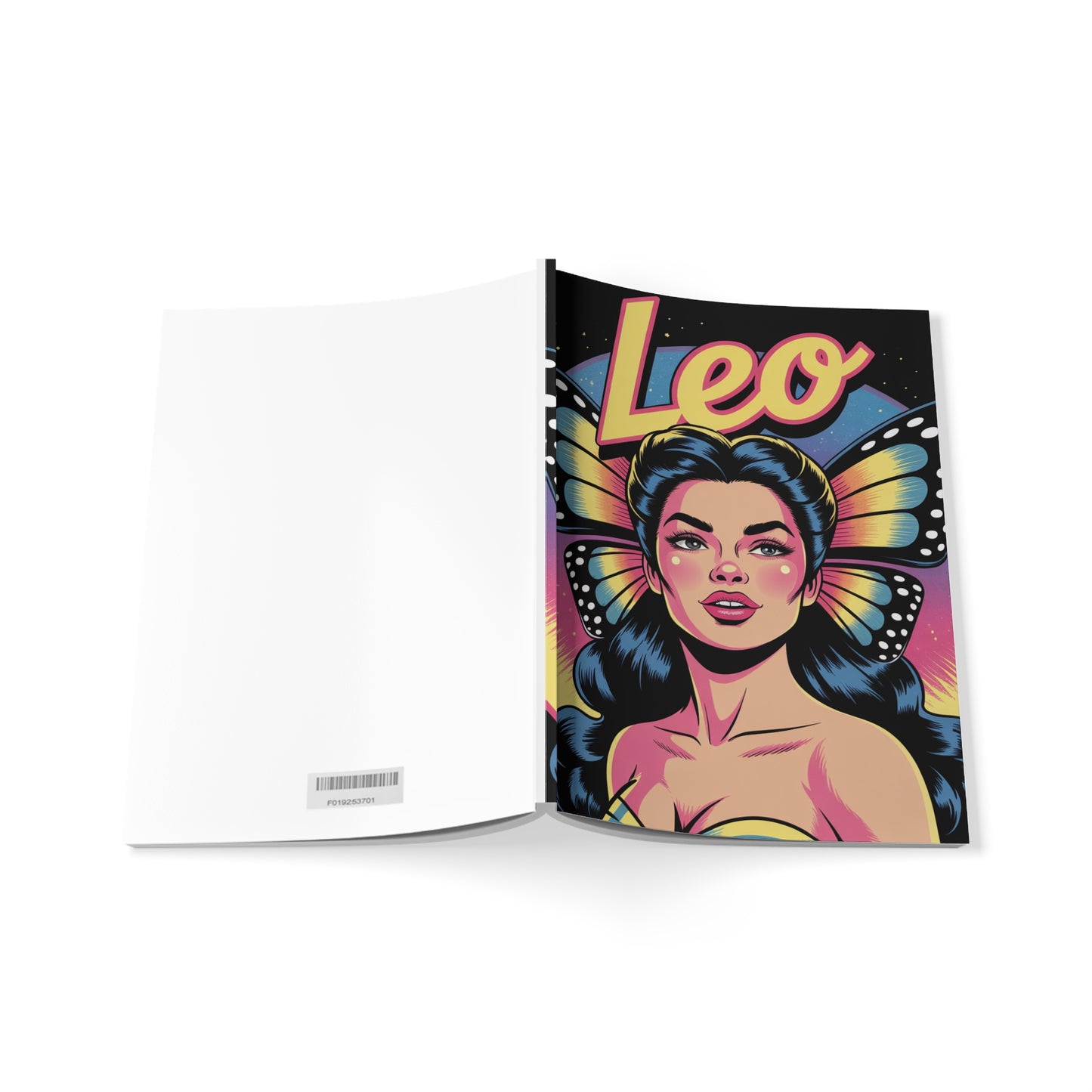 Fire Sign 🔥 Leo A5 Softcover Notebook - Bold Leo Design, Journal, Sketchbook