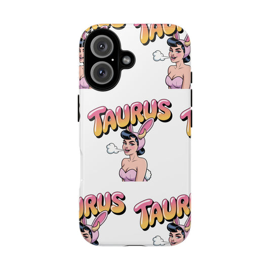 Stylish “Taurus” Phone Case, Cartoon Design