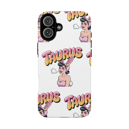 Stylish “Taurus” Phone Case, Cartoon Design