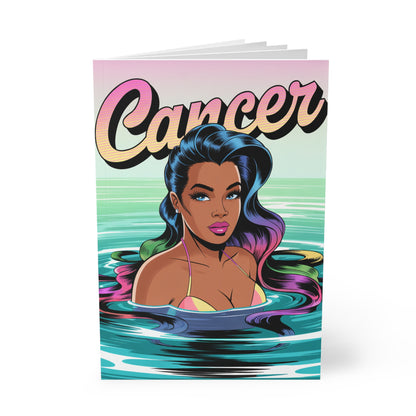 Water Sign 🧜🏻‍♀️ Cancer Zodiac Softcover Notebook