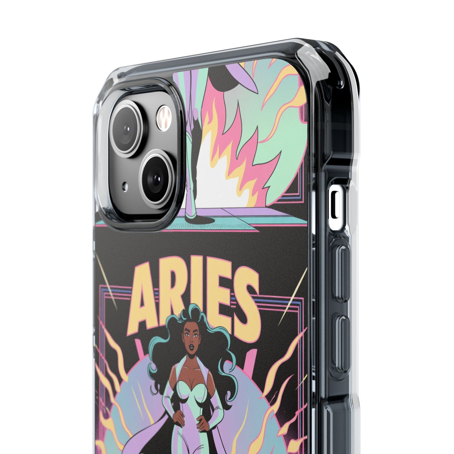 Aries MagSafe Phone Case, Clear Impact Case for Astrology Lovers