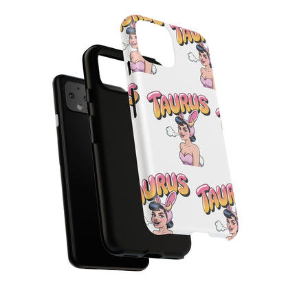 Stylish “Taurus” Phone Case, Cartoon Design