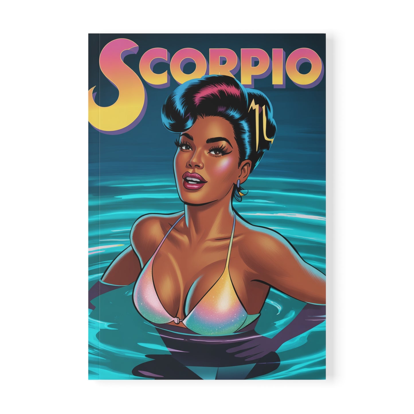 Water Sign 🧜🏻‍♀️ Scorpio Softcover Notebook, A5 | Zodiac Journal