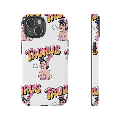 Stylish “Taurus” Phone Case, Cartoon Design