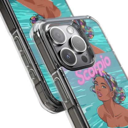 Scorpio Zodiac Clear MagSafe Phone Cases, Horoscope Cases