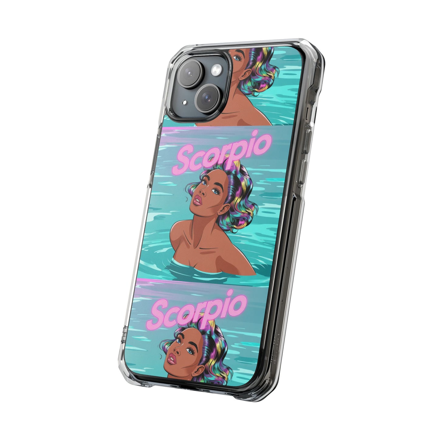Scorpio Zodiac Clear MagSafe Phone Cases, Horoscope Cases