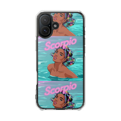 Scorpio Zodiac Clear MagSafe Phone Cases, Horoscope Cases